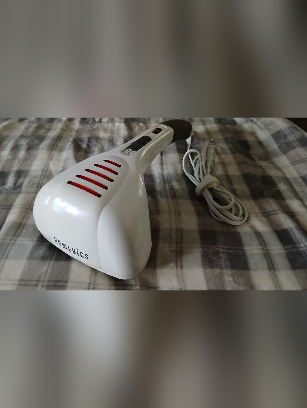 Homedics Percussion Massager in White - InfraRed Massage Heads